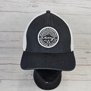 Gerry Trucker Hat Men's L/XL Black White Mountaineering Patch